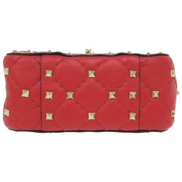 VALENTINO GARAVANI Red Leather Shoulder Bag - Picture 5 of 11